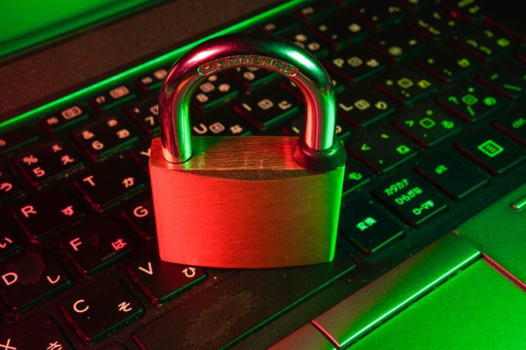 Lock on laptop image for Security Plugins section